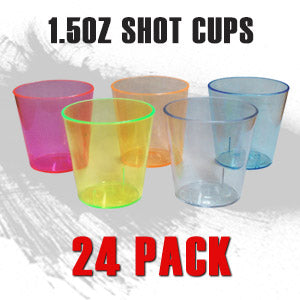 1.5oz Plastic Shot Cup 24 Pack