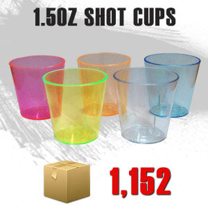 1.5oz Plastic Shot Cup (Case of 1152)