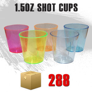 1.5oz Plastic Shot Cup (Case of 288)