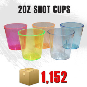 2oz Plastic Shot Cup (Case of 1152)